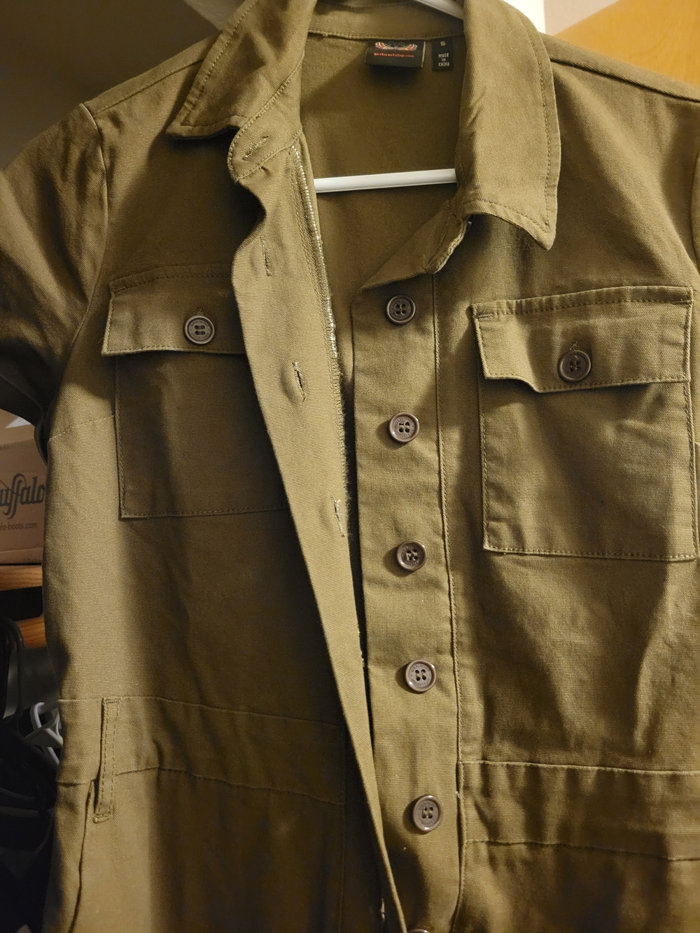 Girrlscout Drew Olive Utility Jumpsuit Small